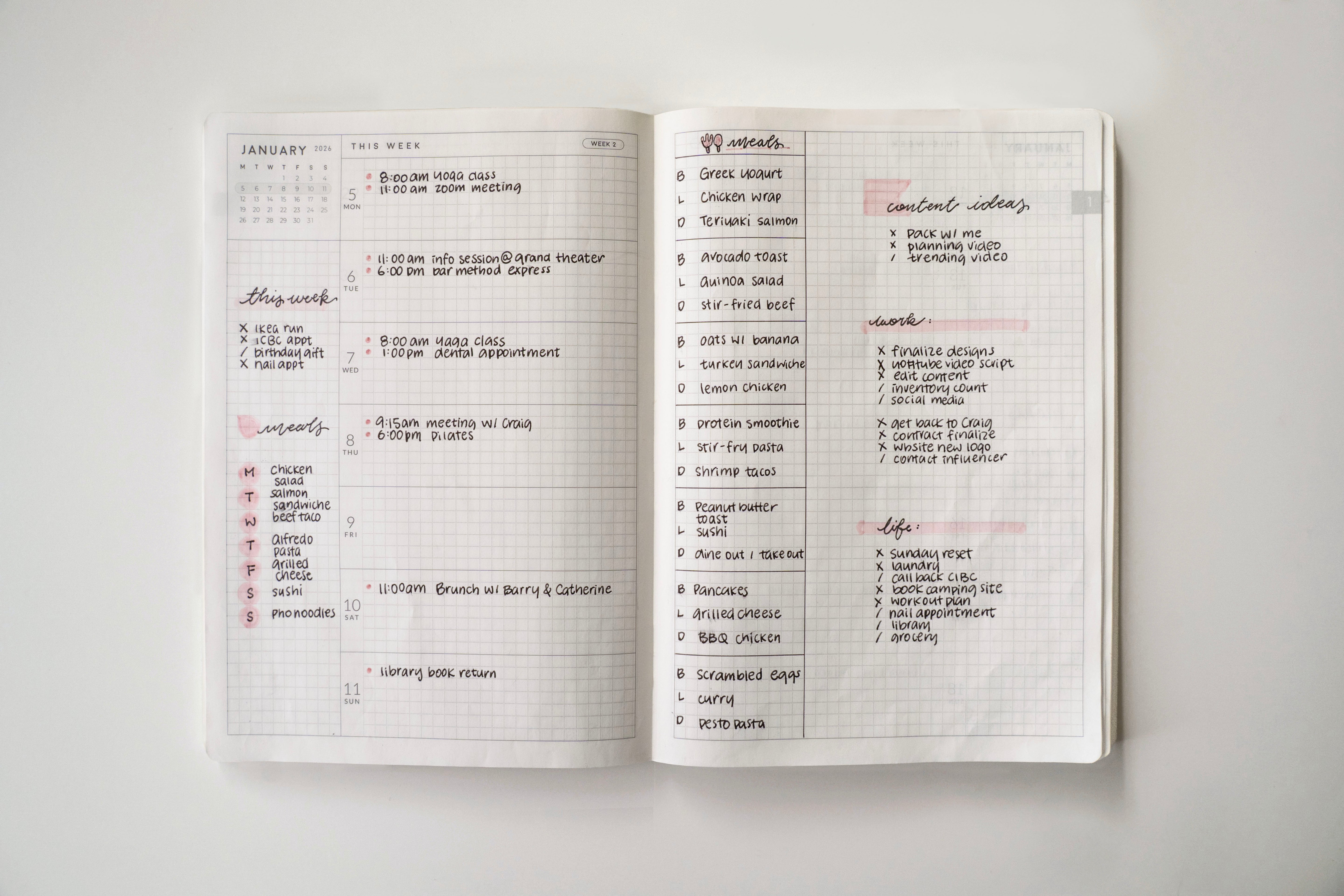 2027 Weekly Horizontal A5 | Magnet Planner