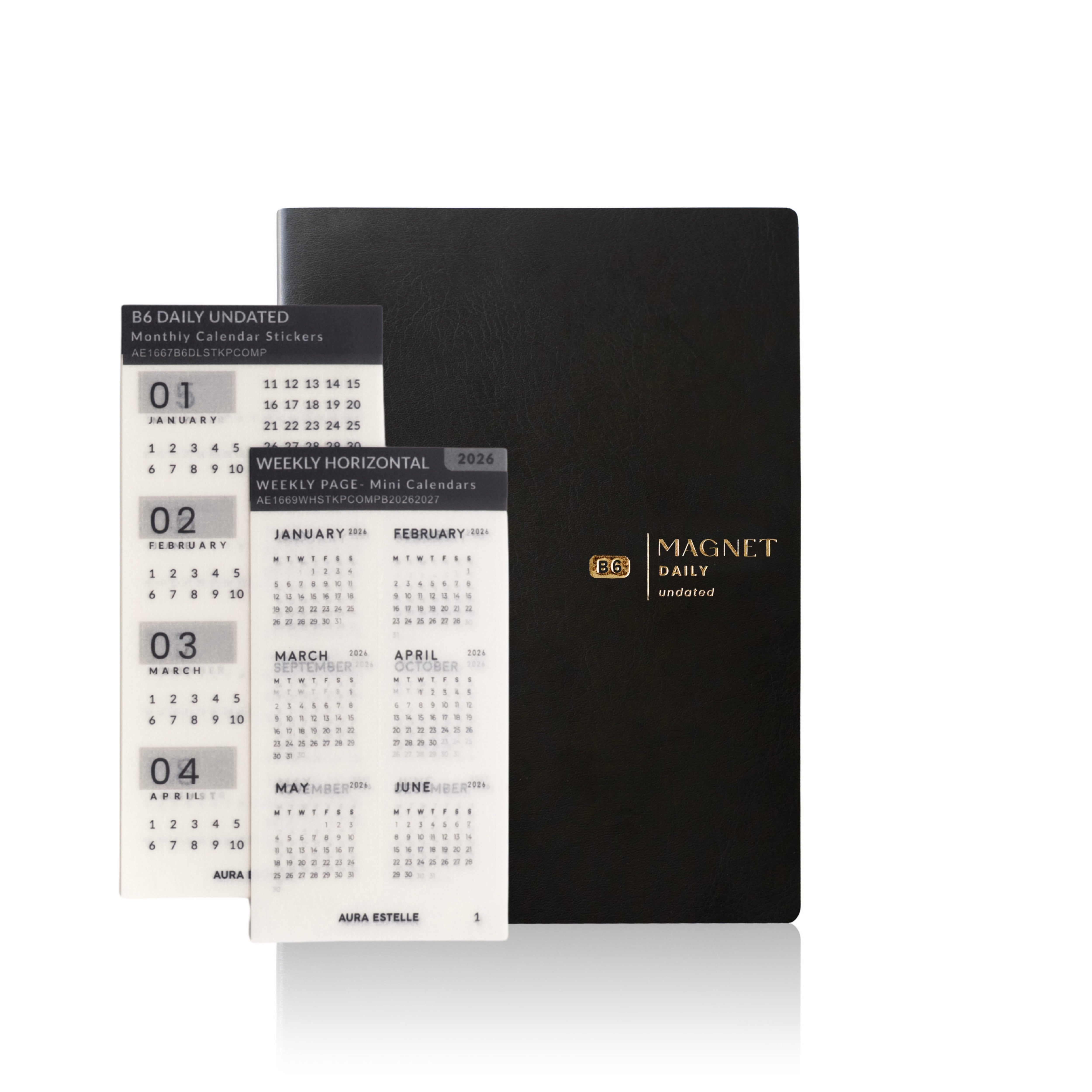 Undated Daily B6 | Magnet Planner