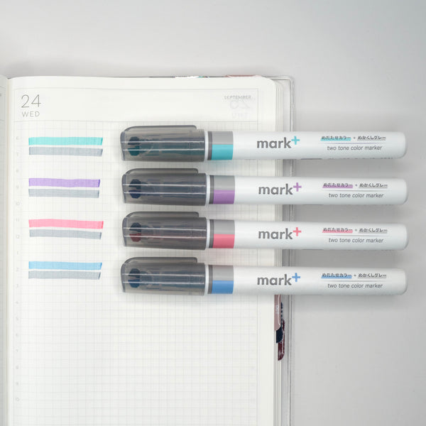 Kokuyo Mark+ Two Tone Highlighter