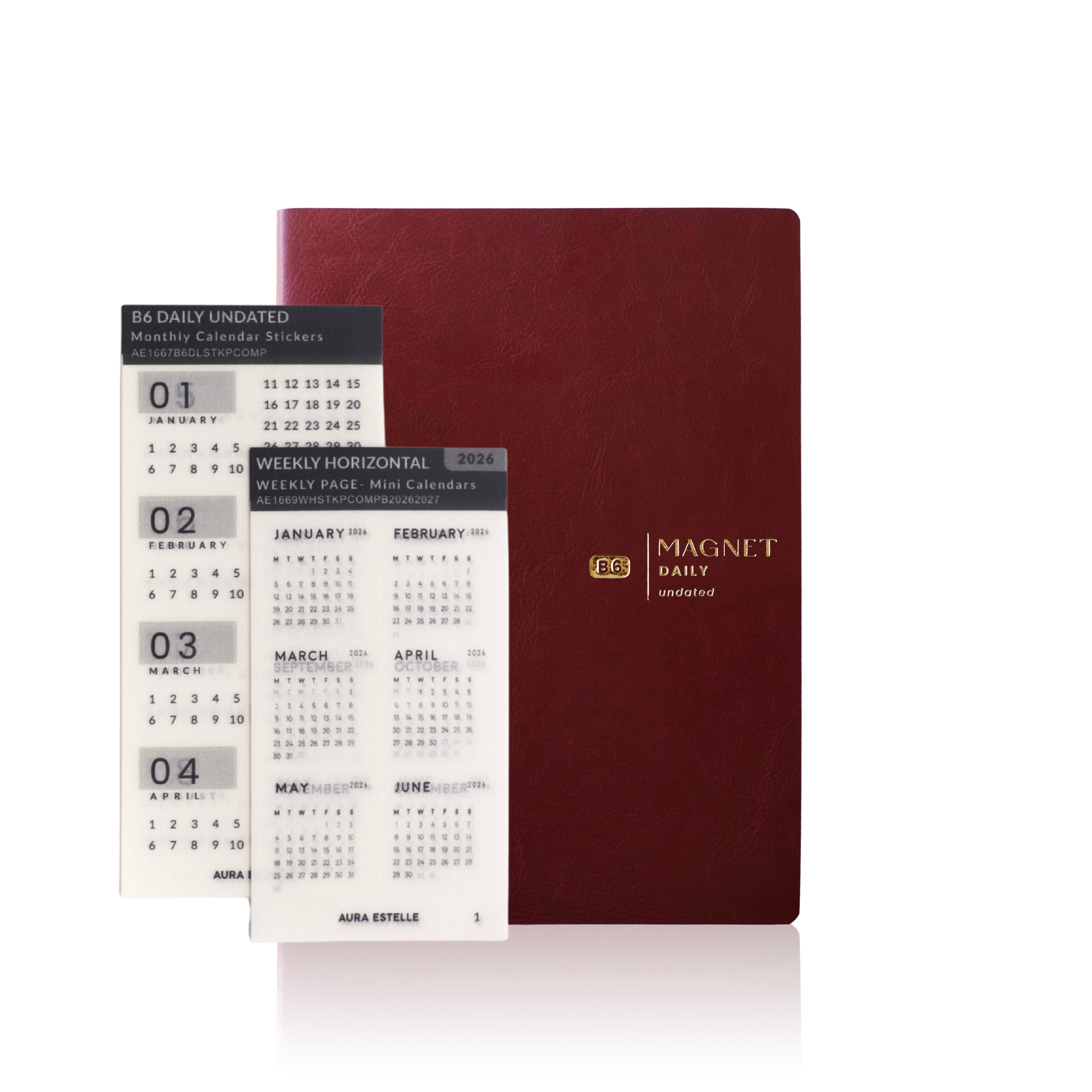 Undated Daily B6 | Magnet Planner alternate product view