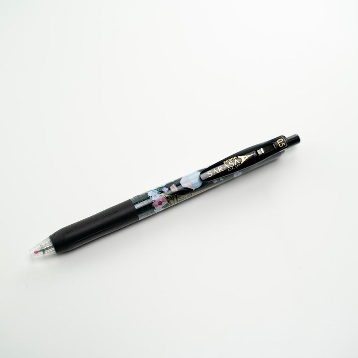 Zebra Sarasa Paris Bloom II Gel Pen — Eiffel Tower Rose Limited Edition (Black Ink)