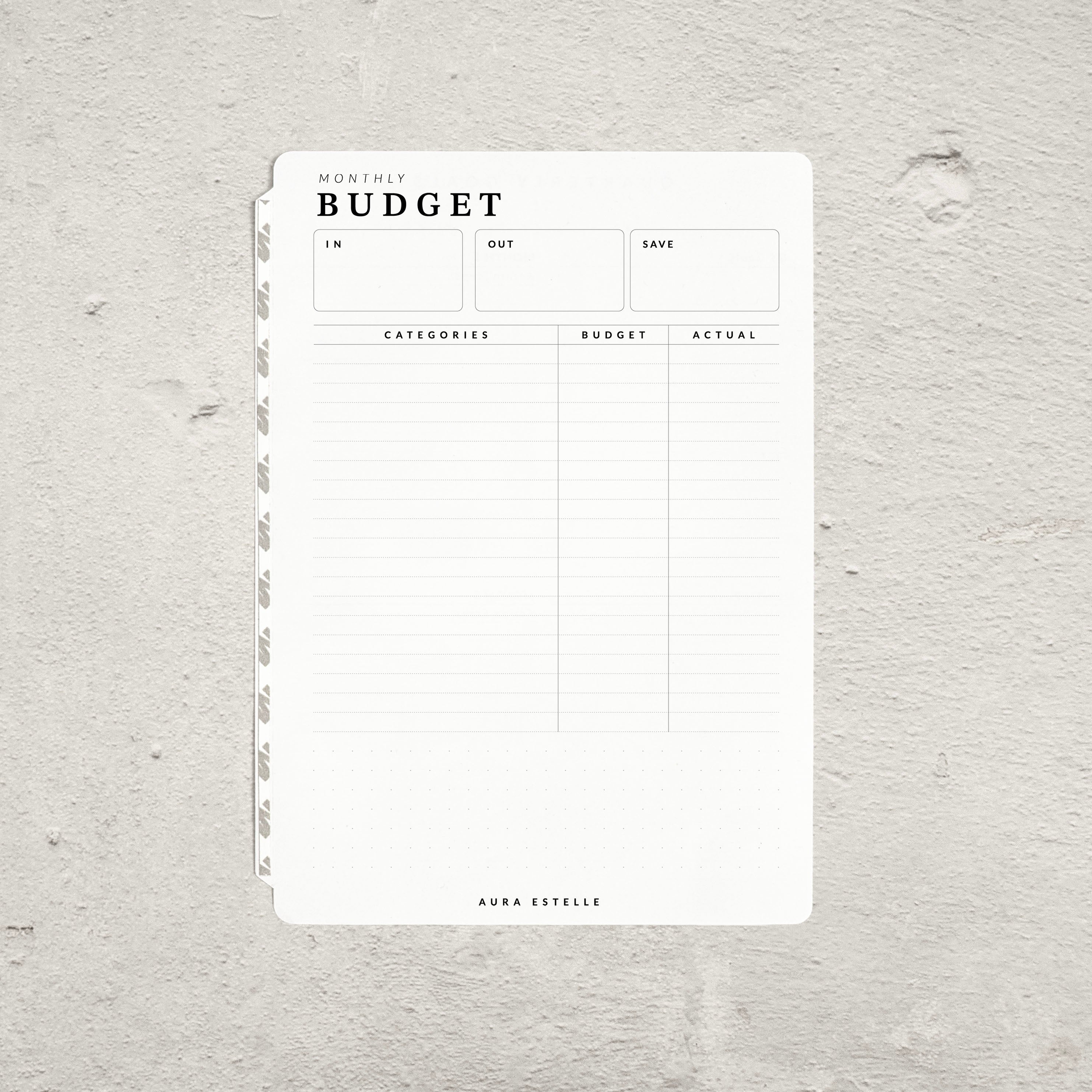 Budget Tip-In | Magnet Planner