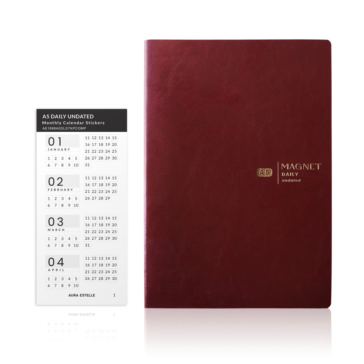 Undated Daily A5 | Magnet Planner alternate product view