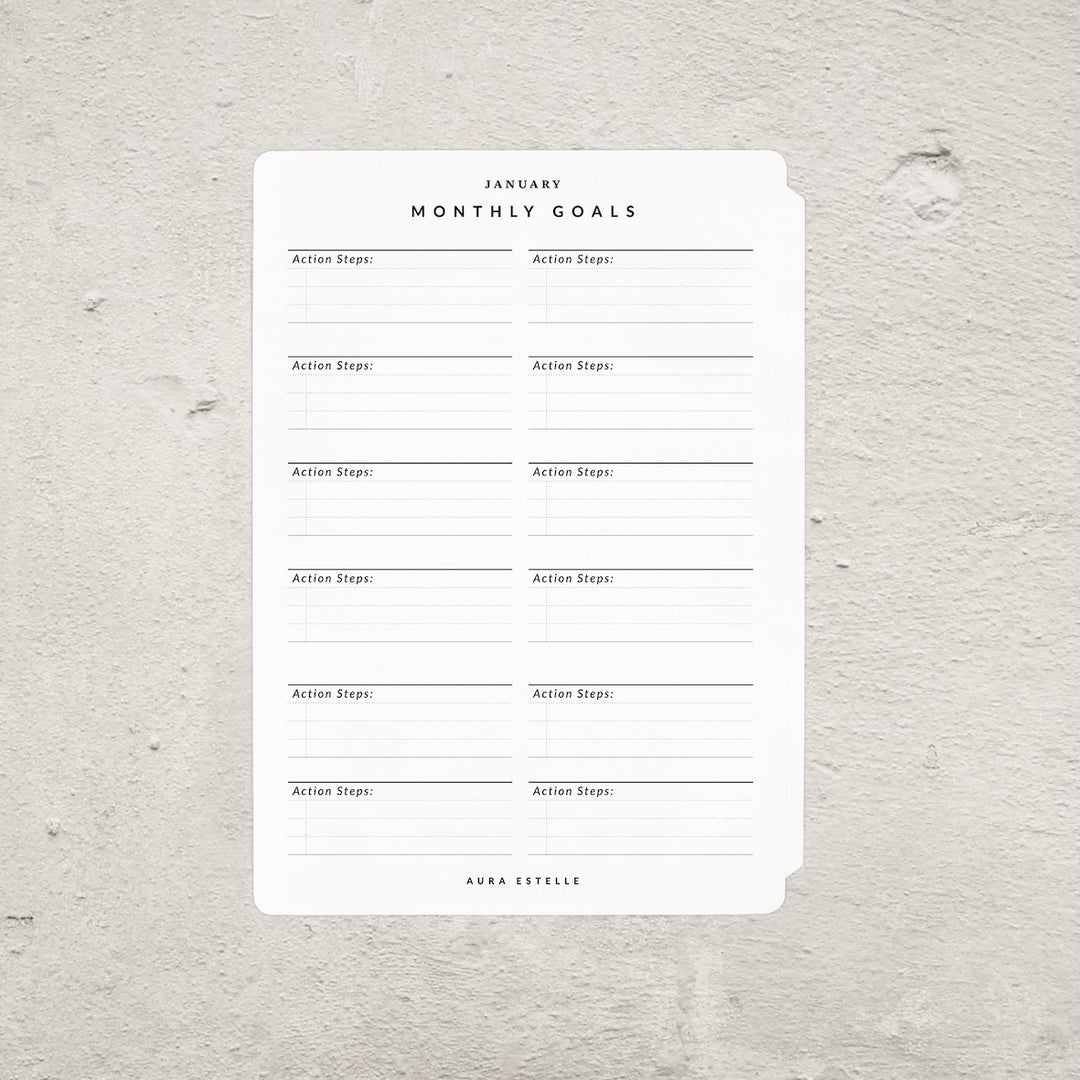 Goals Tip-In (A5 & B6) | Magnet Planner