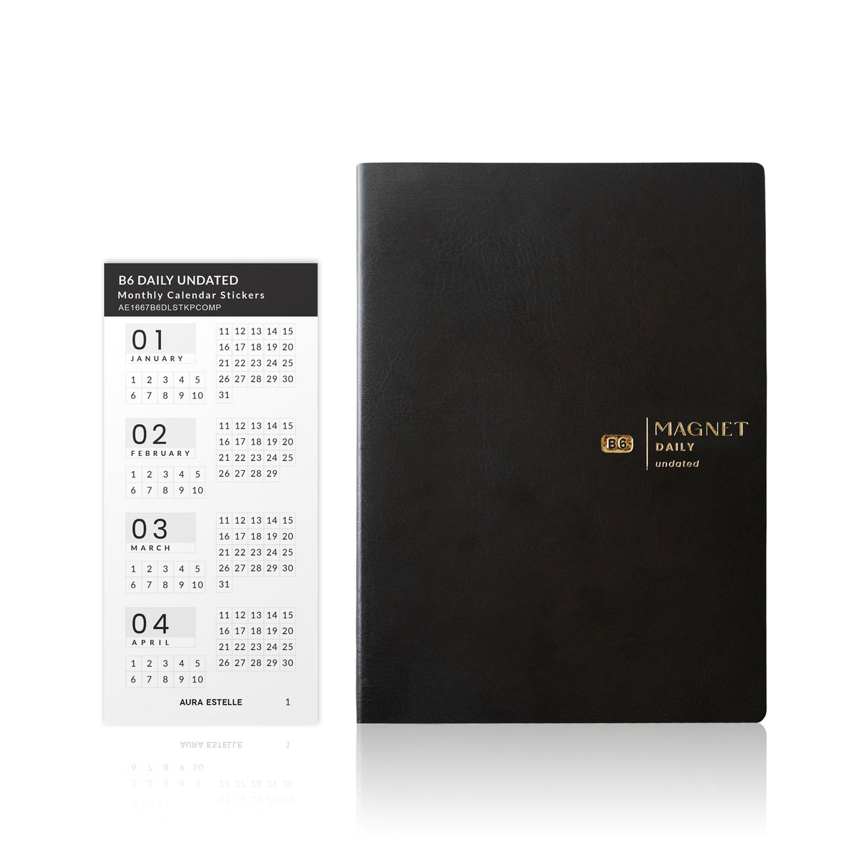 Undated Daily B6 | Magnet Planner alternate product view
