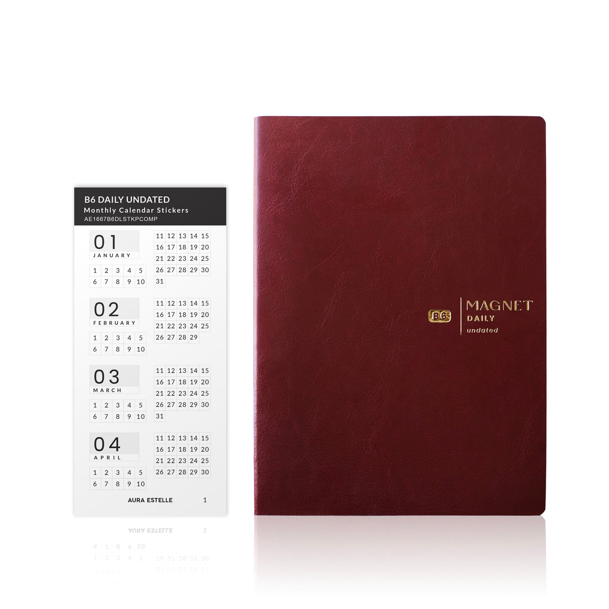 Undated Daily B6 | Magnet Planner