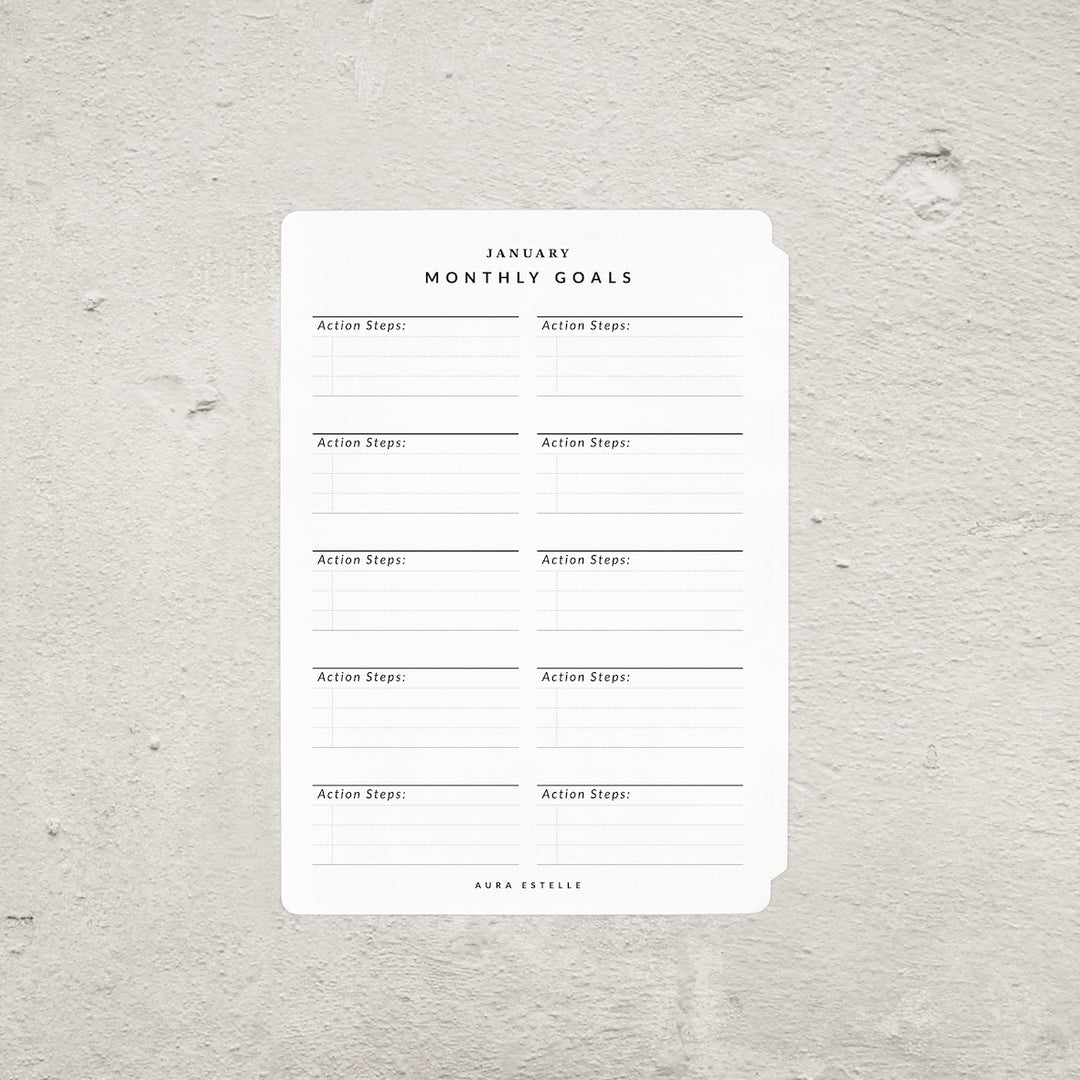 Goals Tip-In (A5 & B6) | Magnet Planner