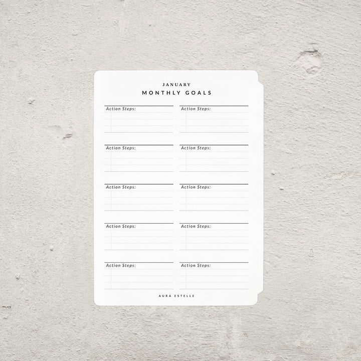 Goals Tip-In (A5 & B6) | Magnet Planner