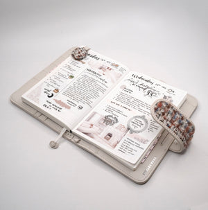 Tweed Planner Cover A5 - Sugar Spice Symphony