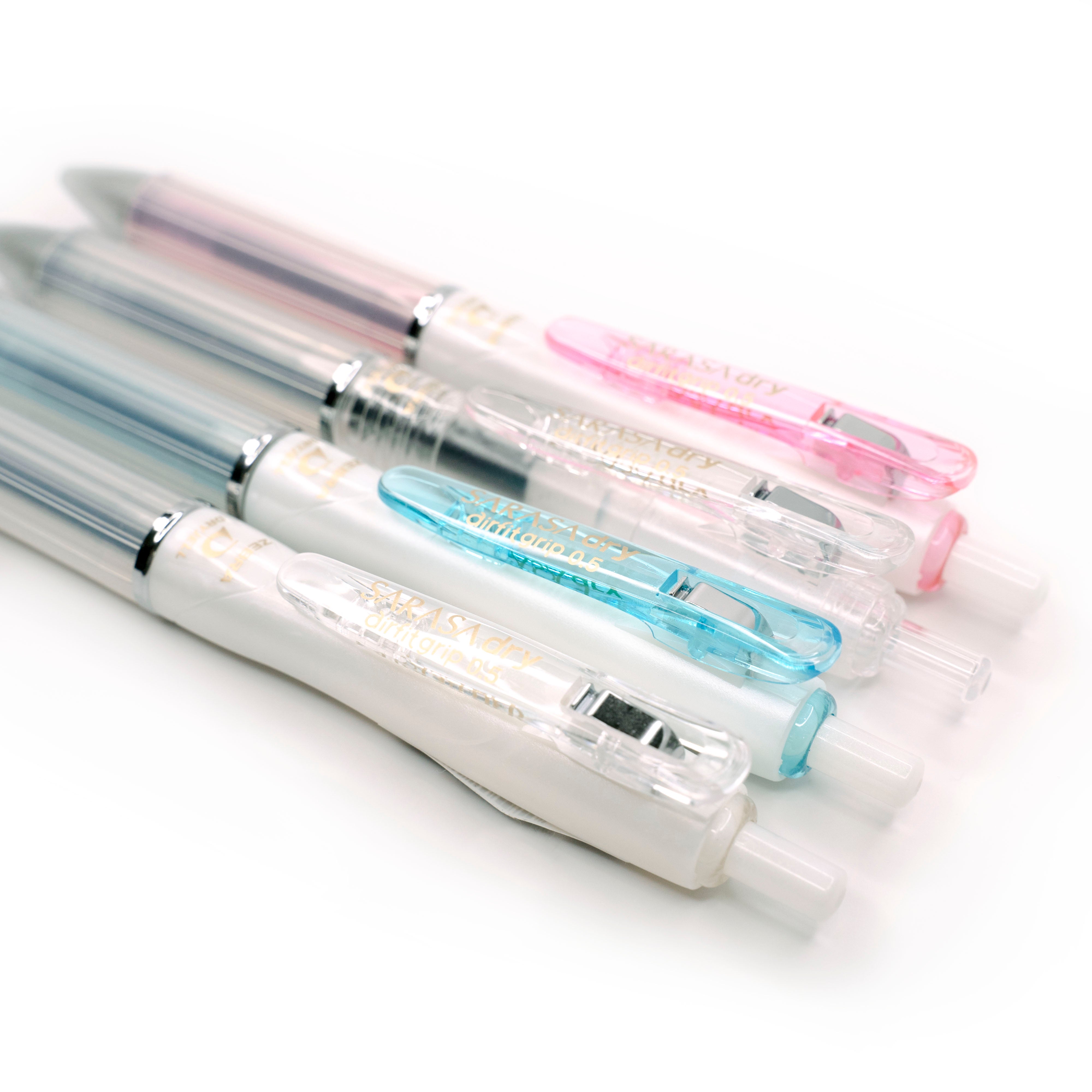 Zebra Sarasa Dry Airfit Grip Gel Pen Black Ink 0.5/0.4mm - Japan Only Edition