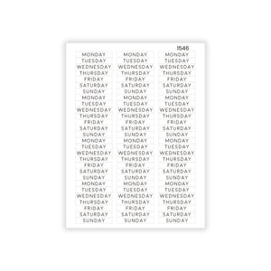 Monday/Sunday Converter Sticker Kit | Large | 1546