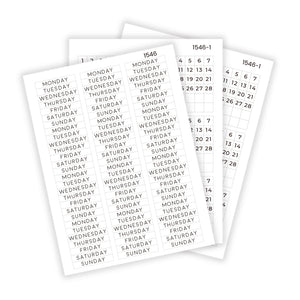 Monday/Sunday Converter Sticker Kit | Large | 1546