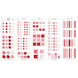 Aura Estelle Functional Sticker Swatch Deck red functional sticker sheets bundle