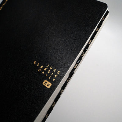 Skinny Tab Stickers Black Gold