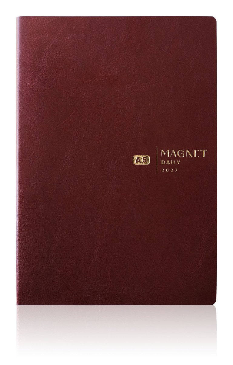 Magnet Daily planner maroon