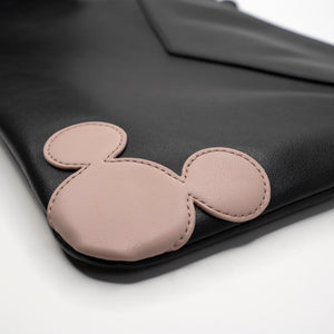 Aura Estelle The M Pouch black pink charm detail