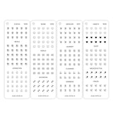 Aura Estelle Functional Sticker Swatch Deck assorted icon sticker sheets