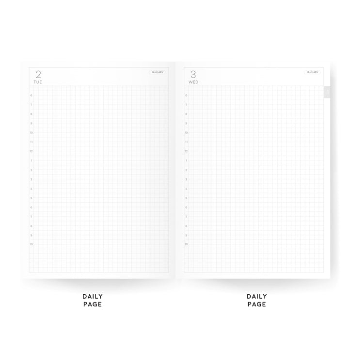 B6 CLASSIC DAILY PLANNERS | 2024 DATED TOMOE RIVER PAPER
