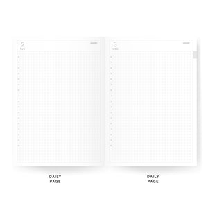 Aura Estelle B6 Classic Daily Planners | 2024 Dated | Tomoe River Paper - insidepages d2 3 product photo