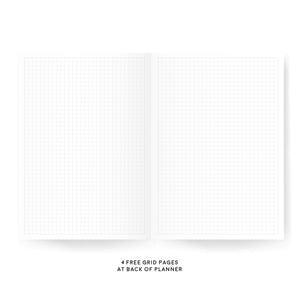 Aura Estelle B6 Classic Daily Planners | 2024 Dated | Tomoe River Paper - insidepages grid product photo