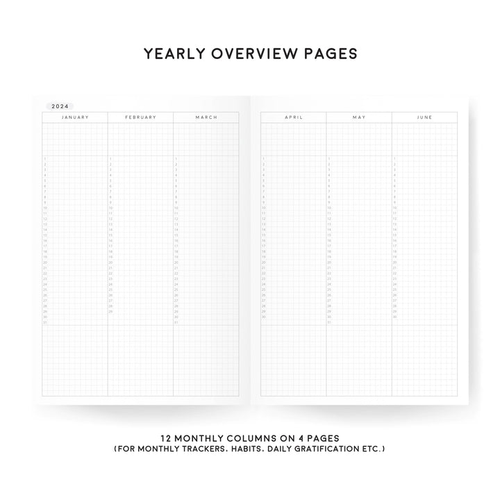 A5 WEEKLY ESSENTIAL PLANNERS | 2024 DATED TOMOE RIVER PAPER