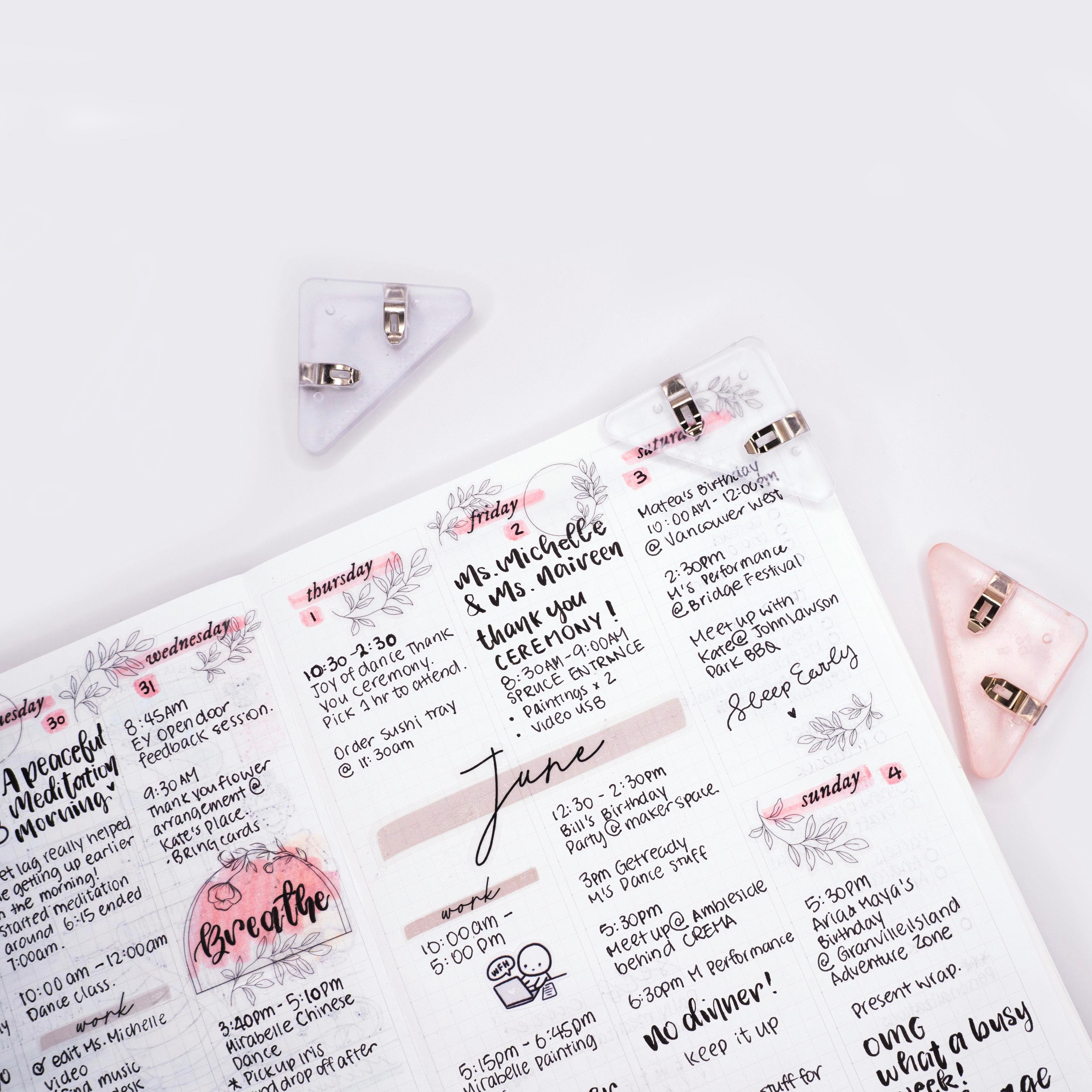 Corner Clips for Planners | 4pc