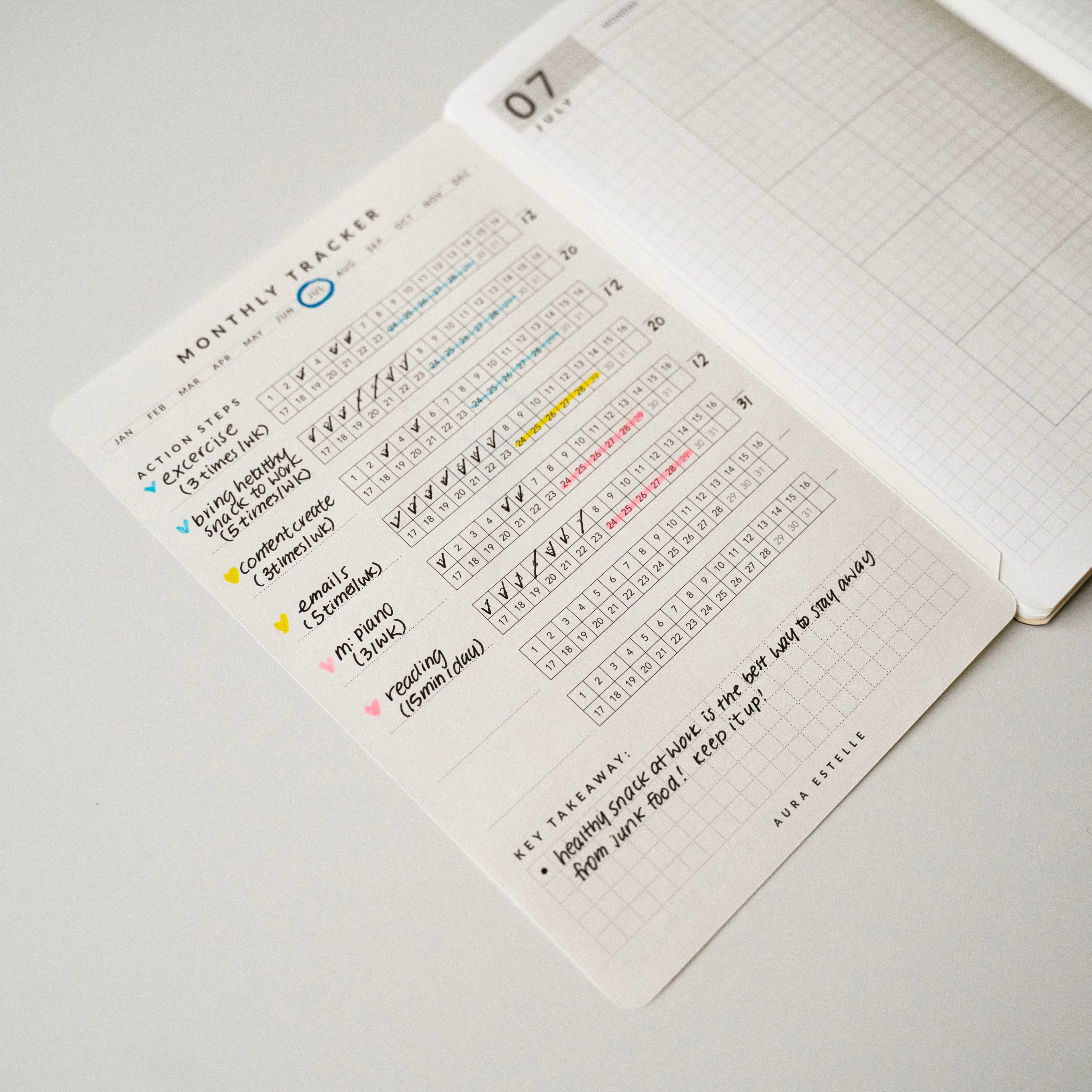Habit Tracker Tip-In | Magnet Planner alternate product view