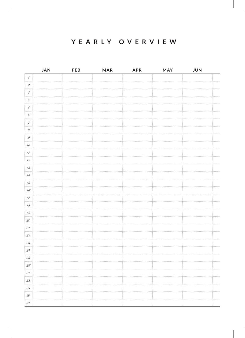 Undated Daily A5 | Magnet Planner page 4