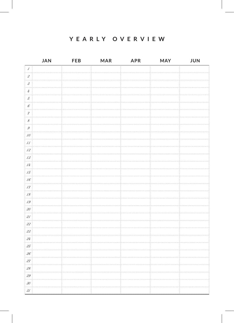 Undated Daily B6 | Magnet Planner page 4