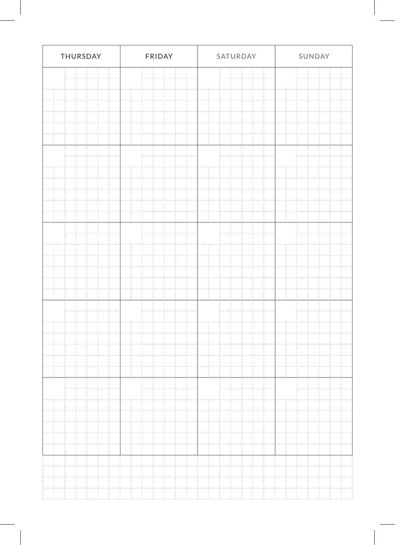 Undated Daily B6 | Magnet Planner page 11