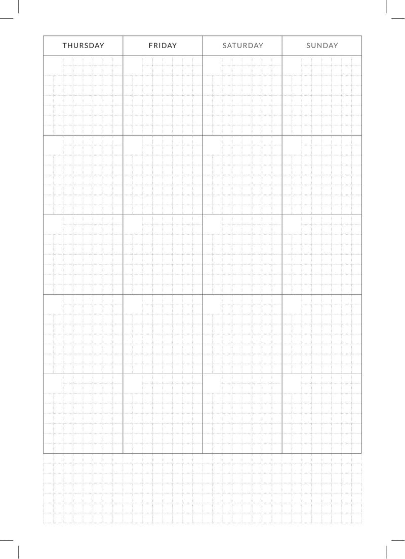 Undated Weekly Horizontal A5 | Magnet Planner page 15