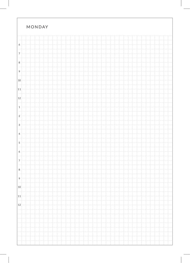Undated Daily A5 | Magnet Planner page 19