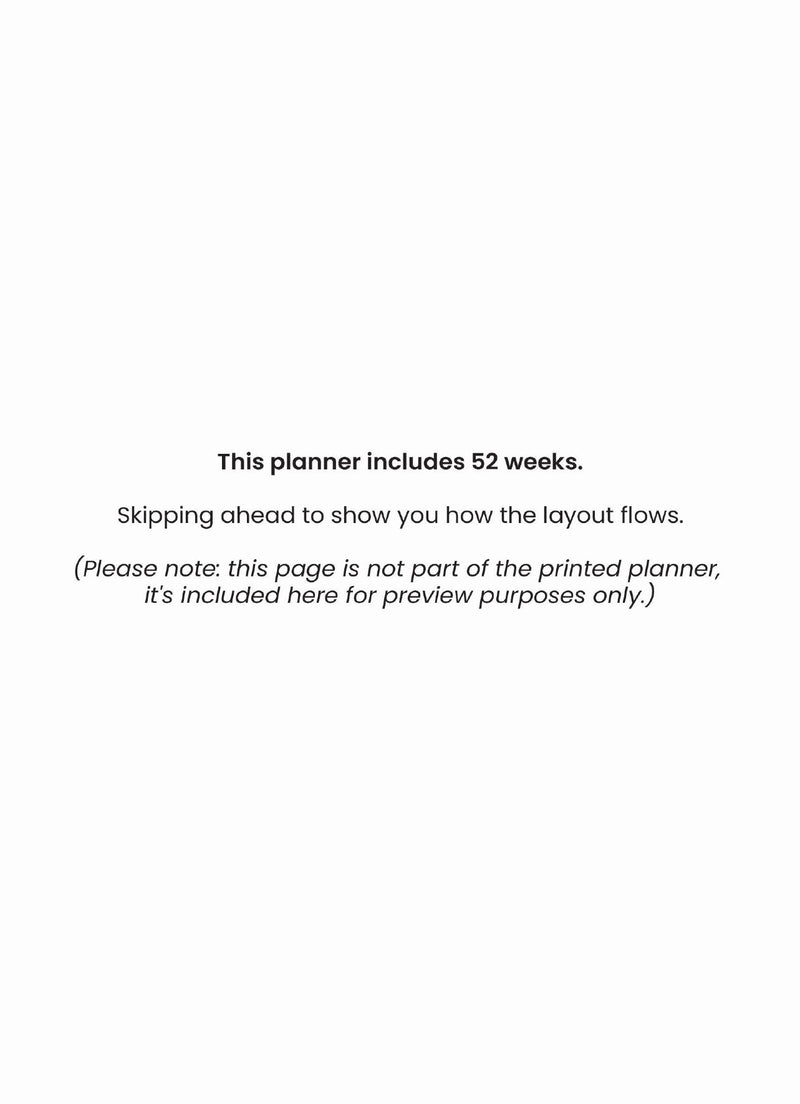 Undated Weekly Horizontal A5 | Magnet Planner page 22