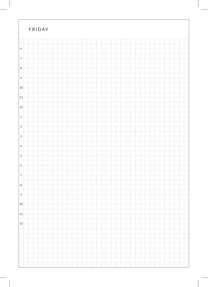 Undated Daily A5 | Magnet Planner page 23