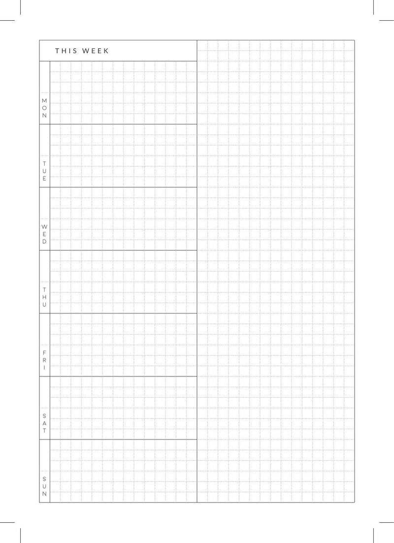 Undated Daily B6 | Magnet Planner page 26