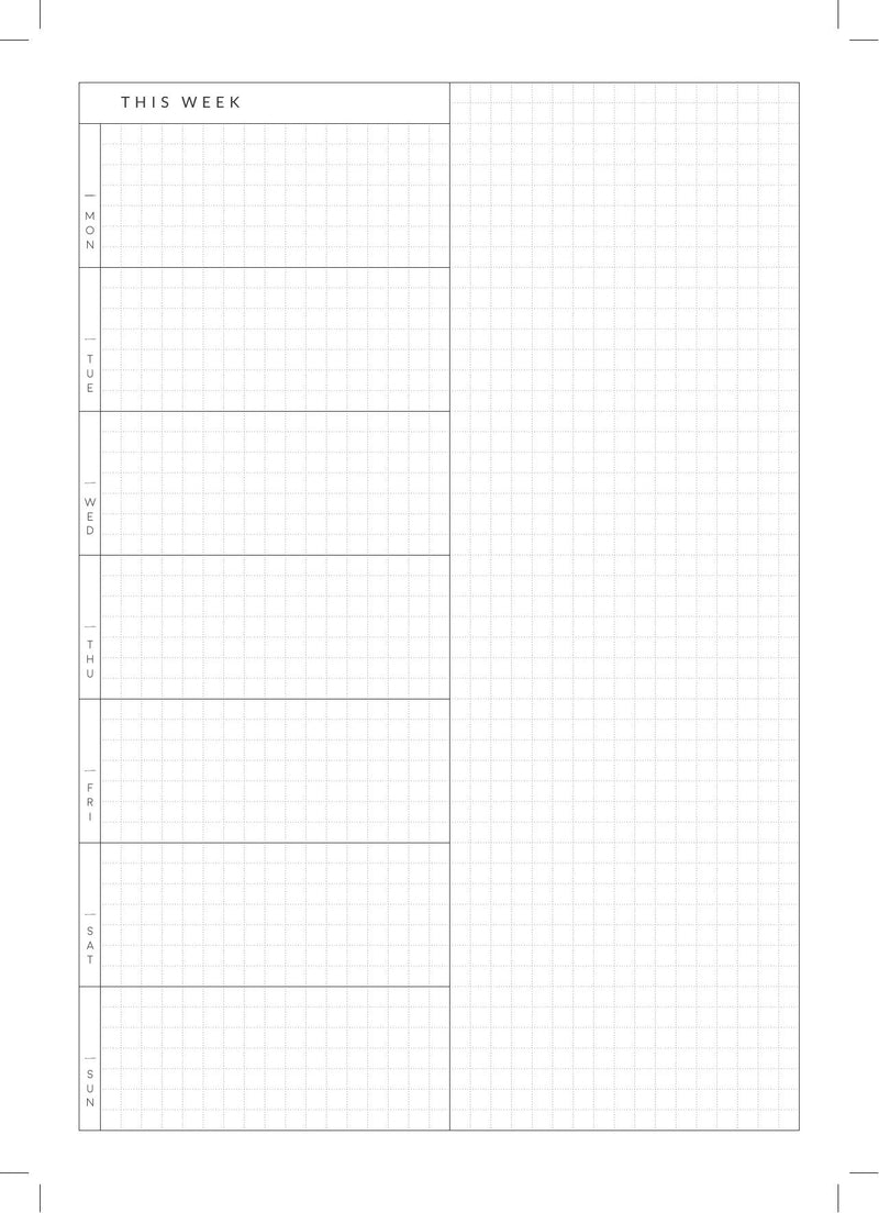 Undated Daily A5 | Magnet Planner page 26