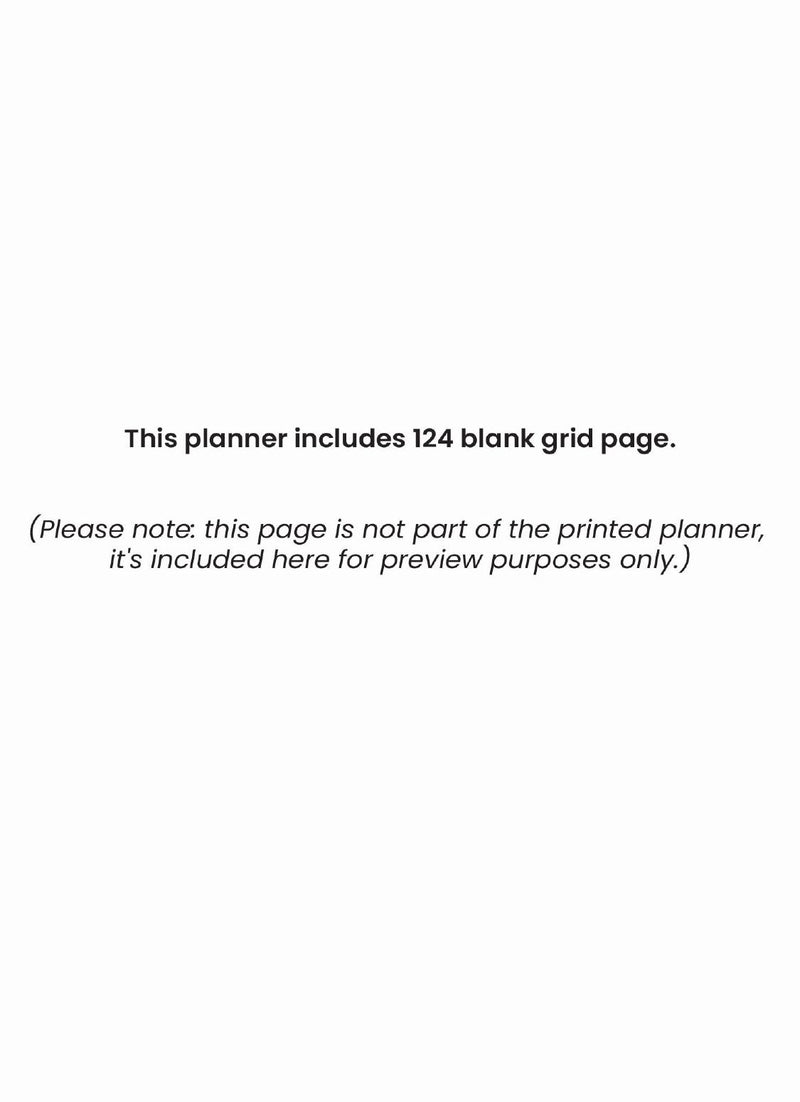 Undated Weekly Horizontal B6 | Magnet Planner page 33