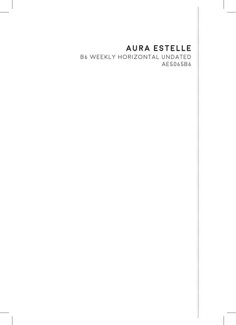 Undated Weekly Horizontal B6 | Magnet Planner page 34