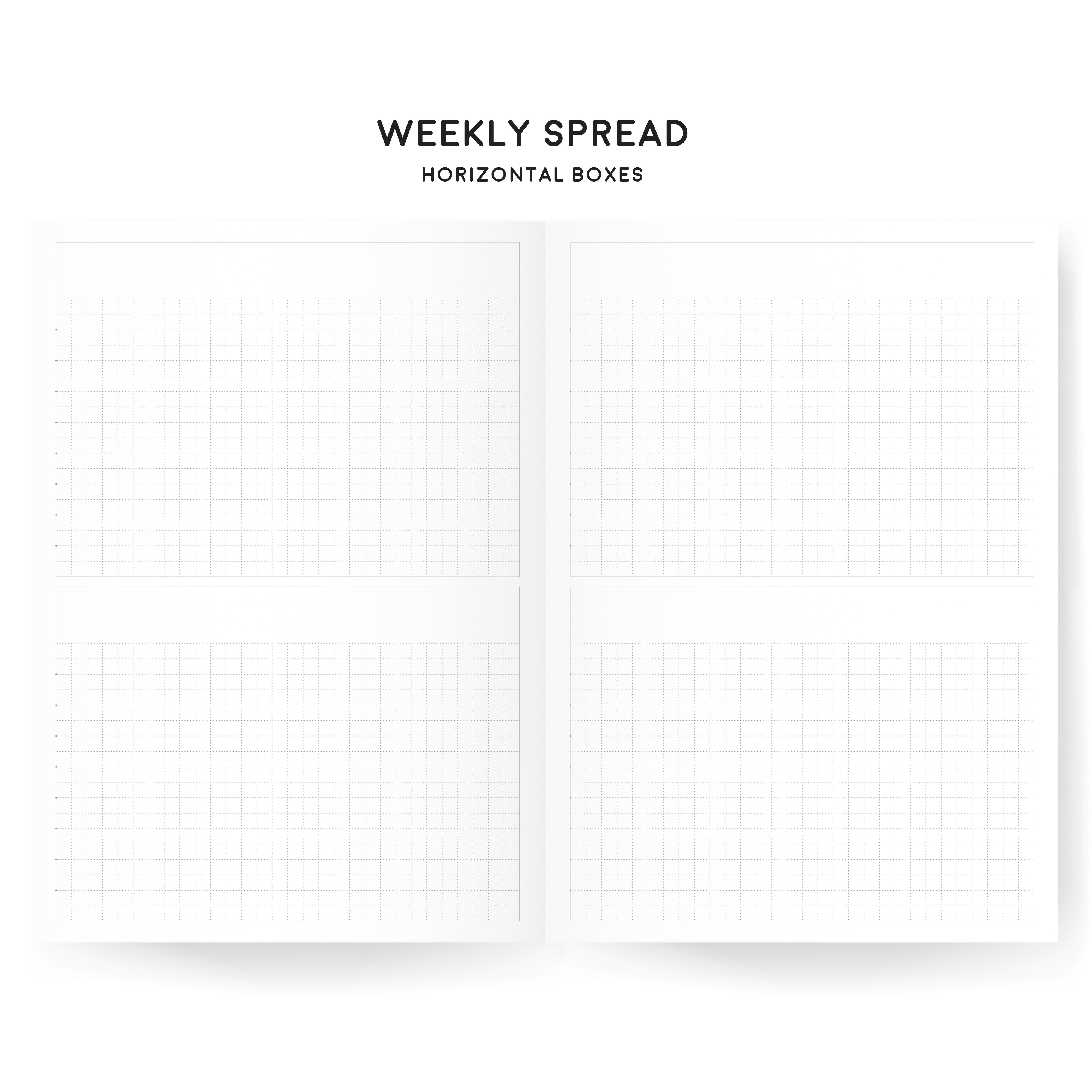 B6 Classic Weekly Horizontal | Undated | Tomoe River Paper