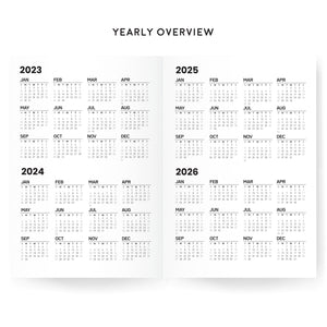 B6 Classic Weekly Vertical Planner | Undated | Tomoe River Paper