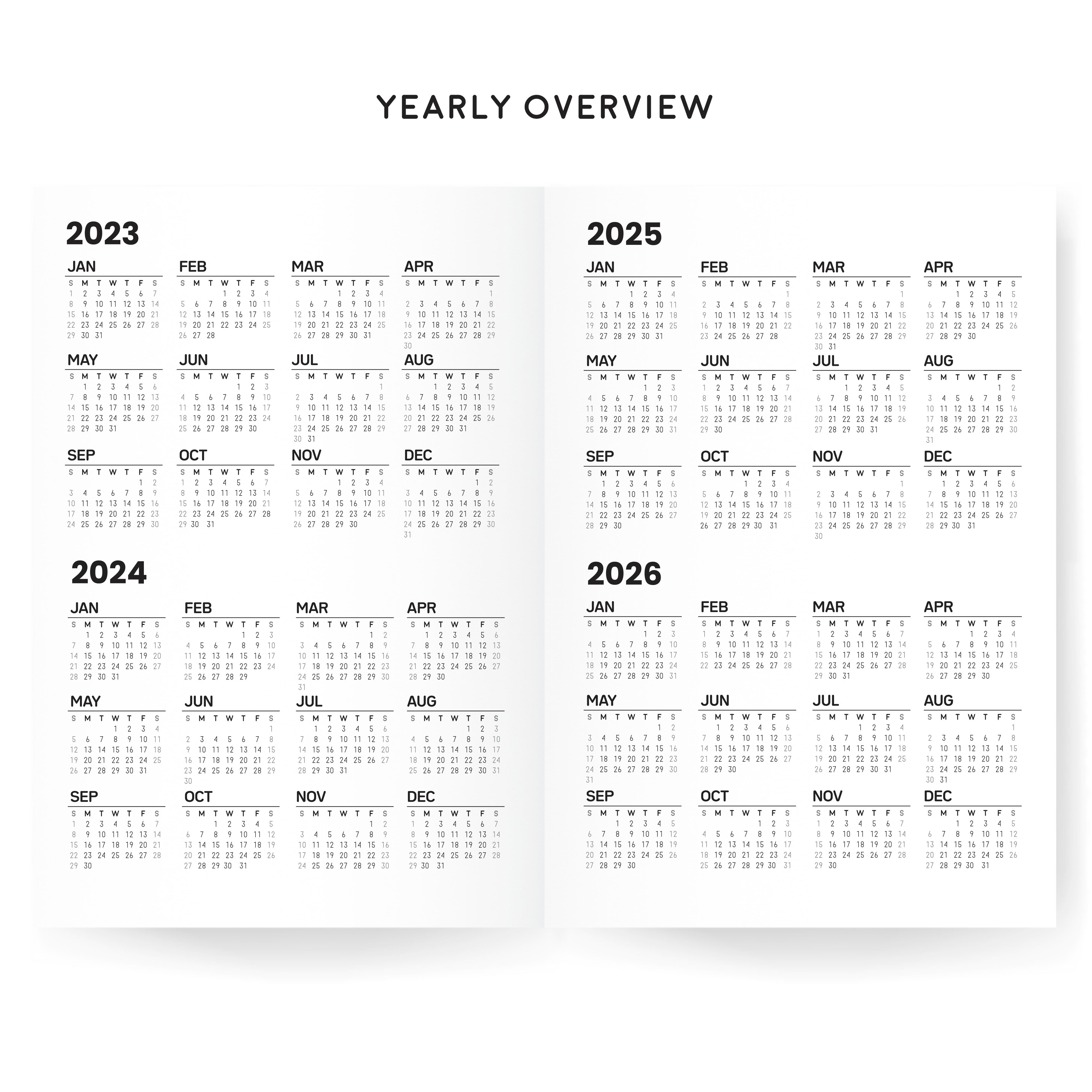 B6 Classic Weekly Vertical Planner | Undated | Tomoe River Paper