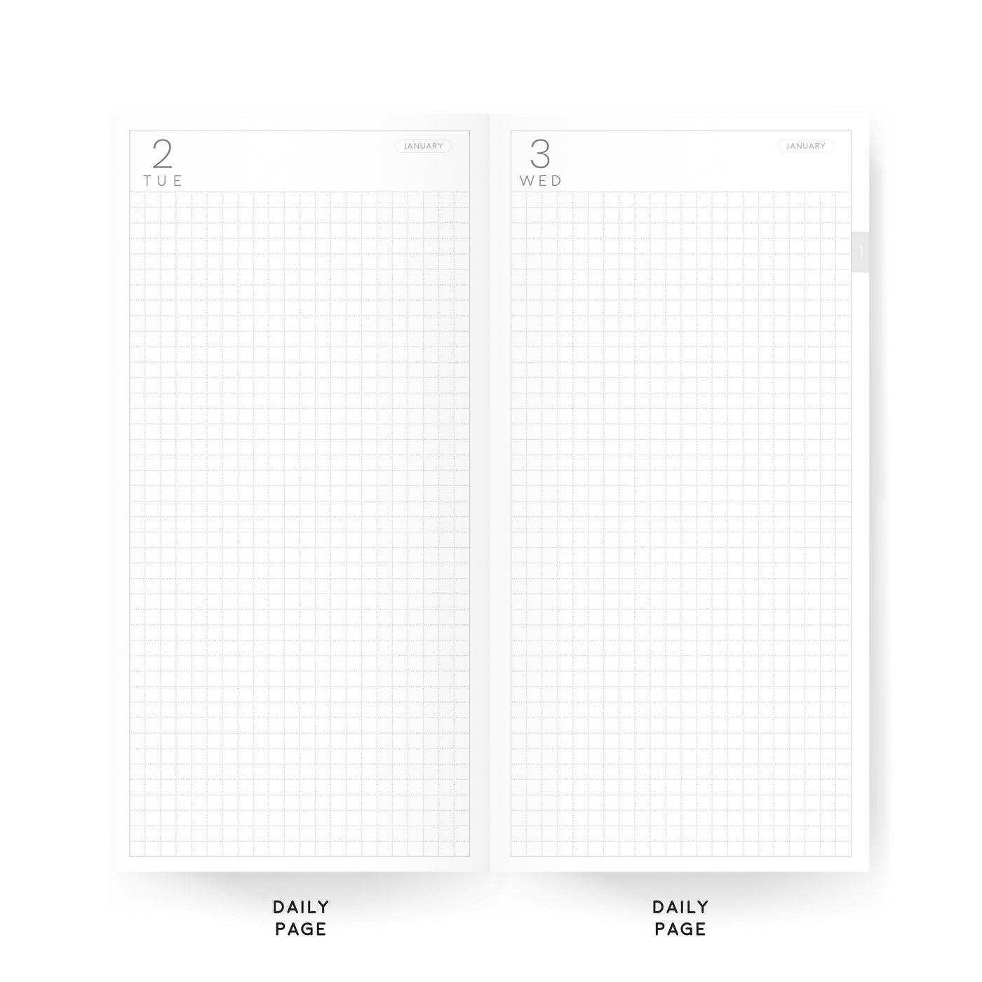 WEEKS CLASSIC DAILY PLANNERS | 2024 DATED TOMOE RIVER PAPER