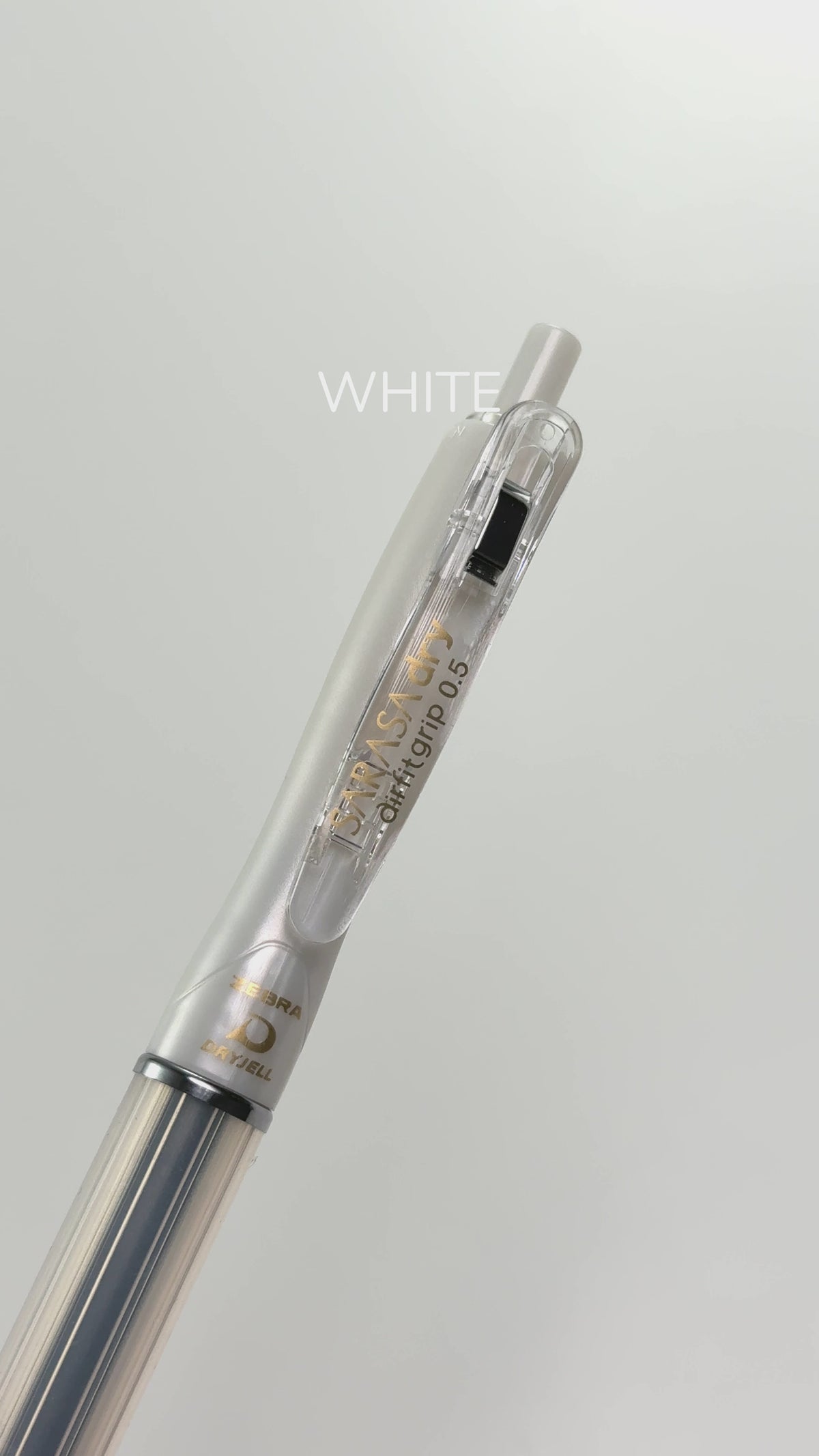 Zebra Sarasa Dry Airfit Grip Gel Pen Black Ink 0.5/0.4mm - Japan Only Edition alternate product view