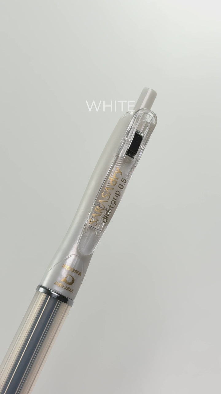 ZEBRA SARASA DRY AIRFIT GRIP GEL PEN BLACK INK 0.5/0.4MM - JAPAN ONLY EDITION