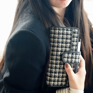 Tweed Planner Cover Weeks - Houndstooth