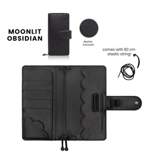 Airy Planner Cover Weeks - Moonlit Obsidian