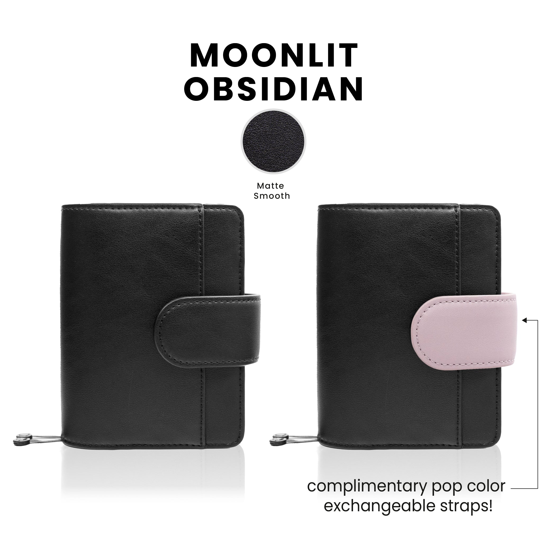 Airy Planner Cover Passport - Moonlit Obsidian