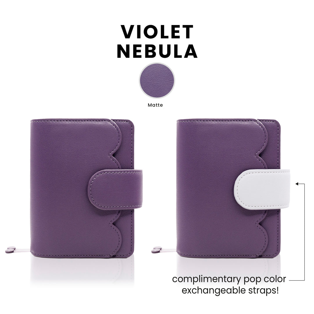 Airy Planner Cover Passport - Violet Nebula