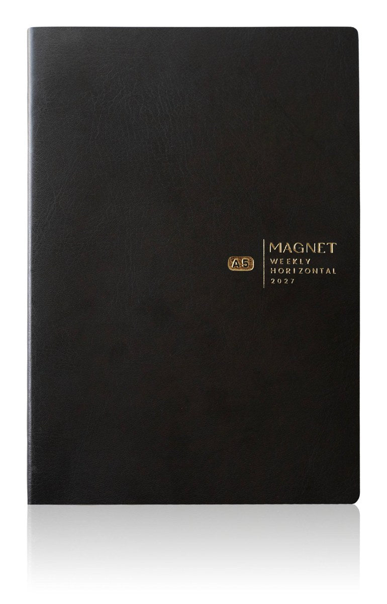 Magnet Weekly Horizontal planner black