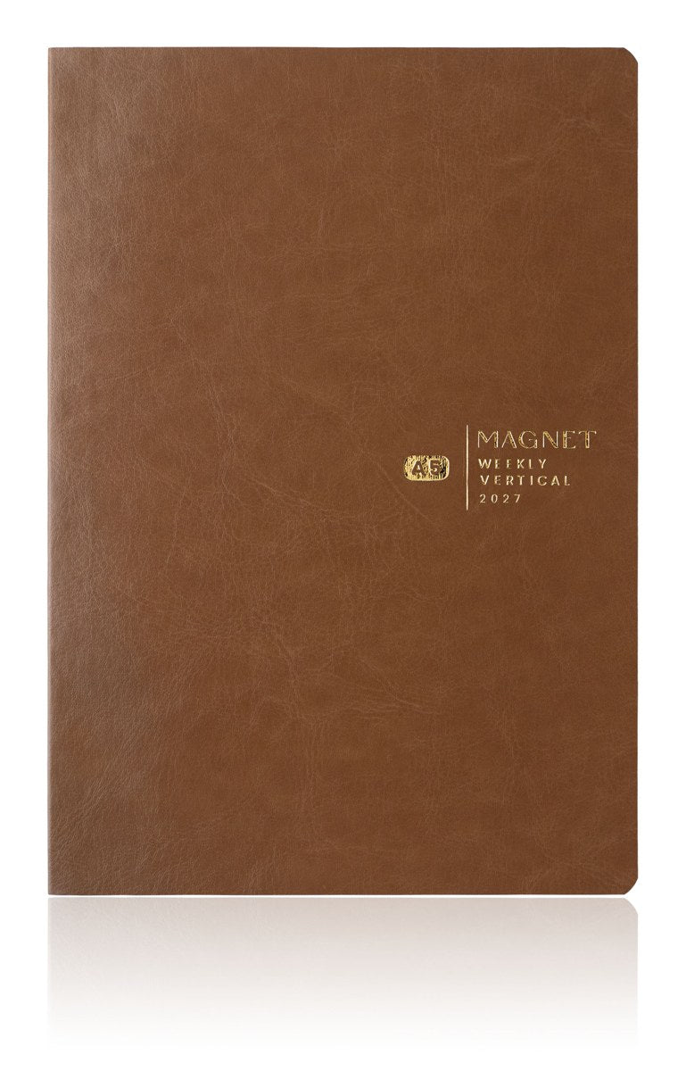 Magnet Weekly Vertical planner brown